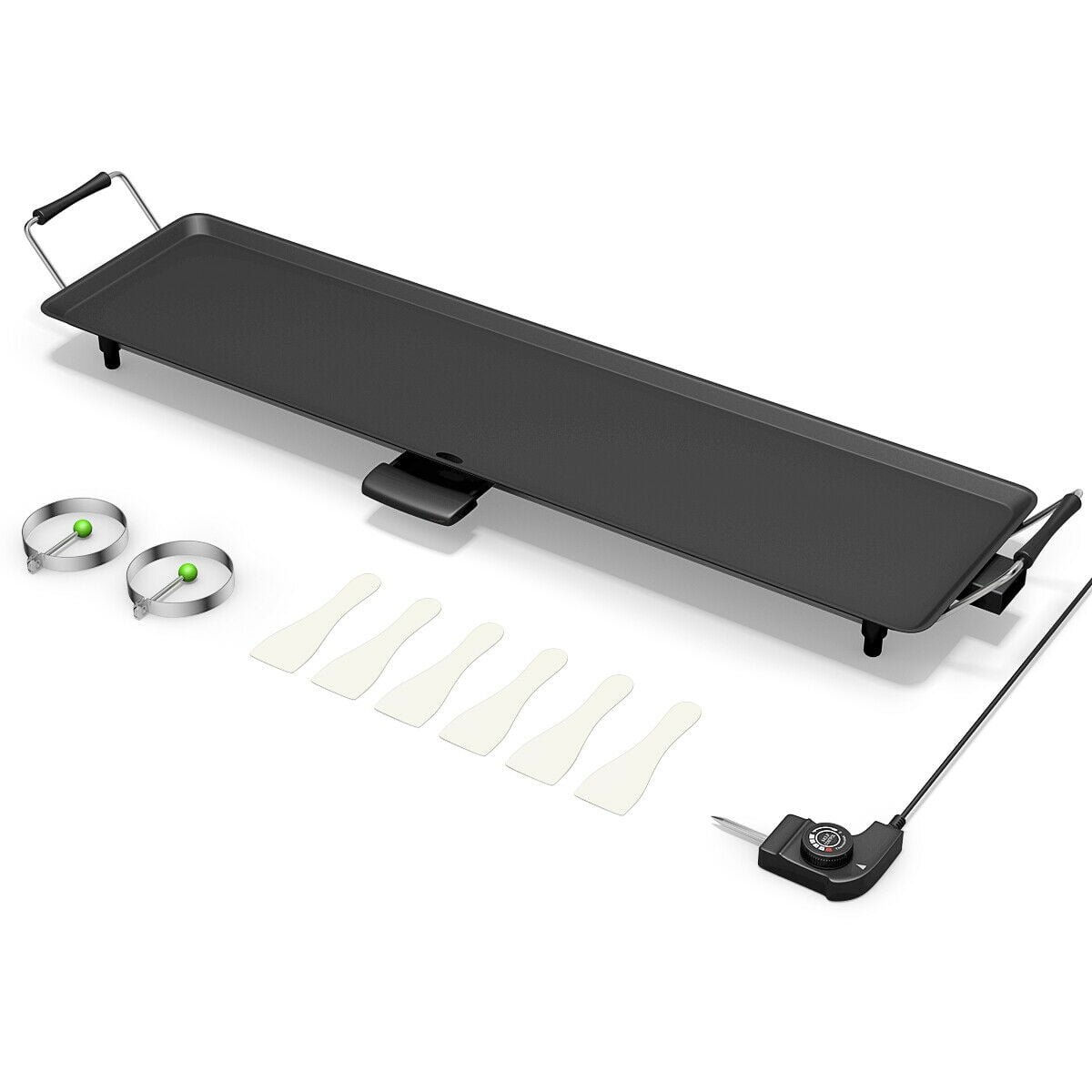 Costway Electric Teppanyaki Table Top Grill Griddle BBQ Barbecue Nonstick Camping