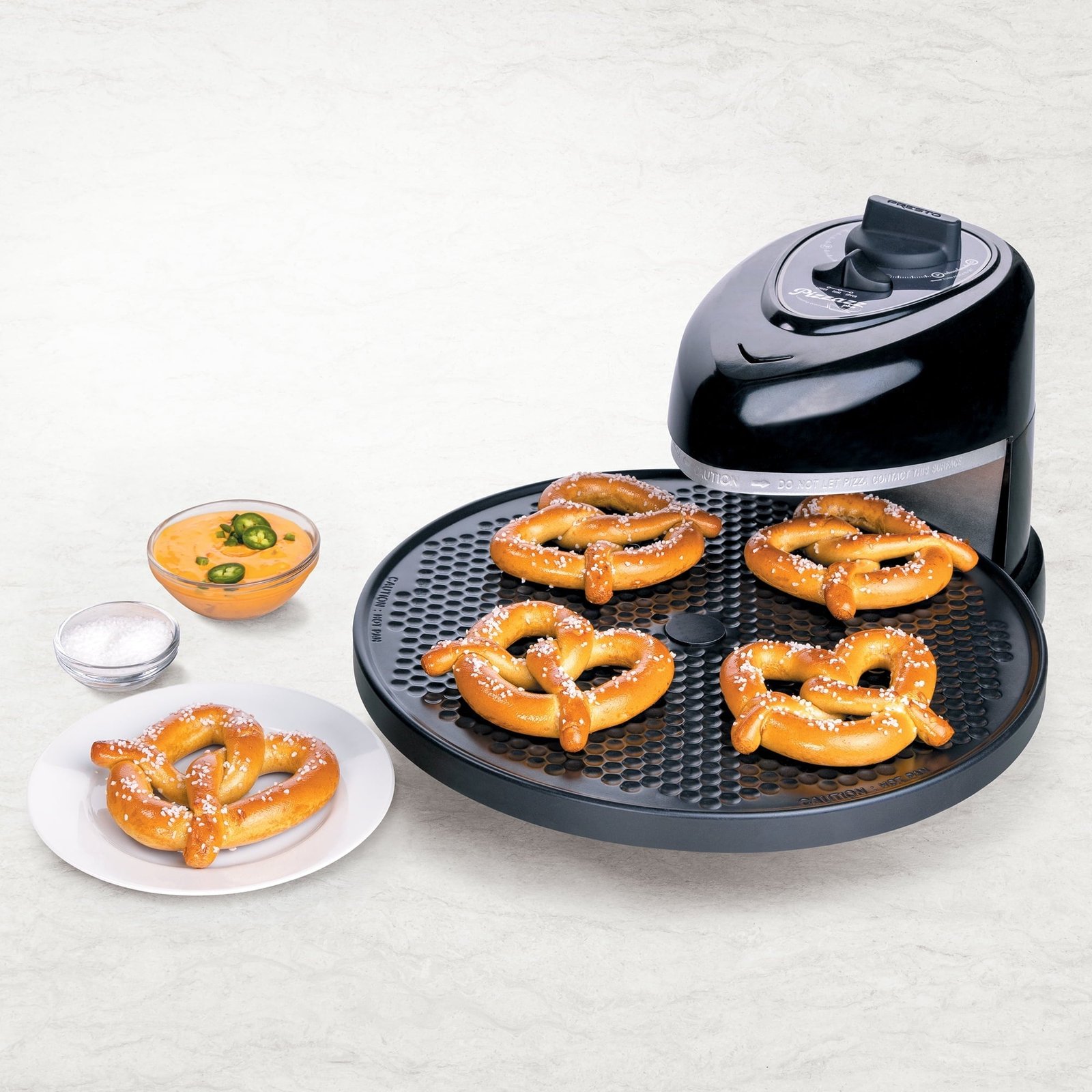 Presto Pizzazz Plus Rotating Pizza Oven, 03432 Black
