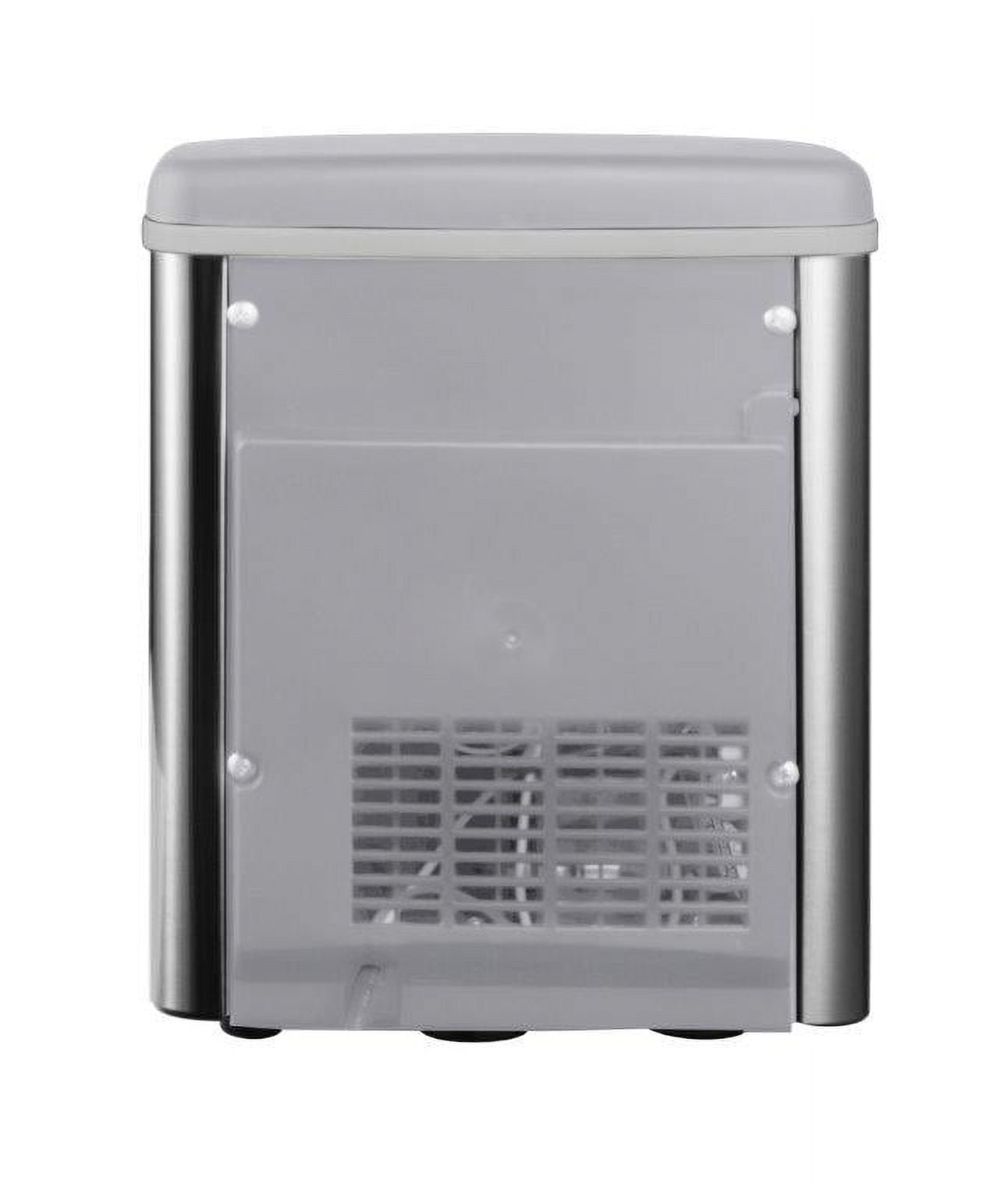 Frigidaire 26 lbs. Ice Maker, Bullet-Shaped Ice, Stainless Steel