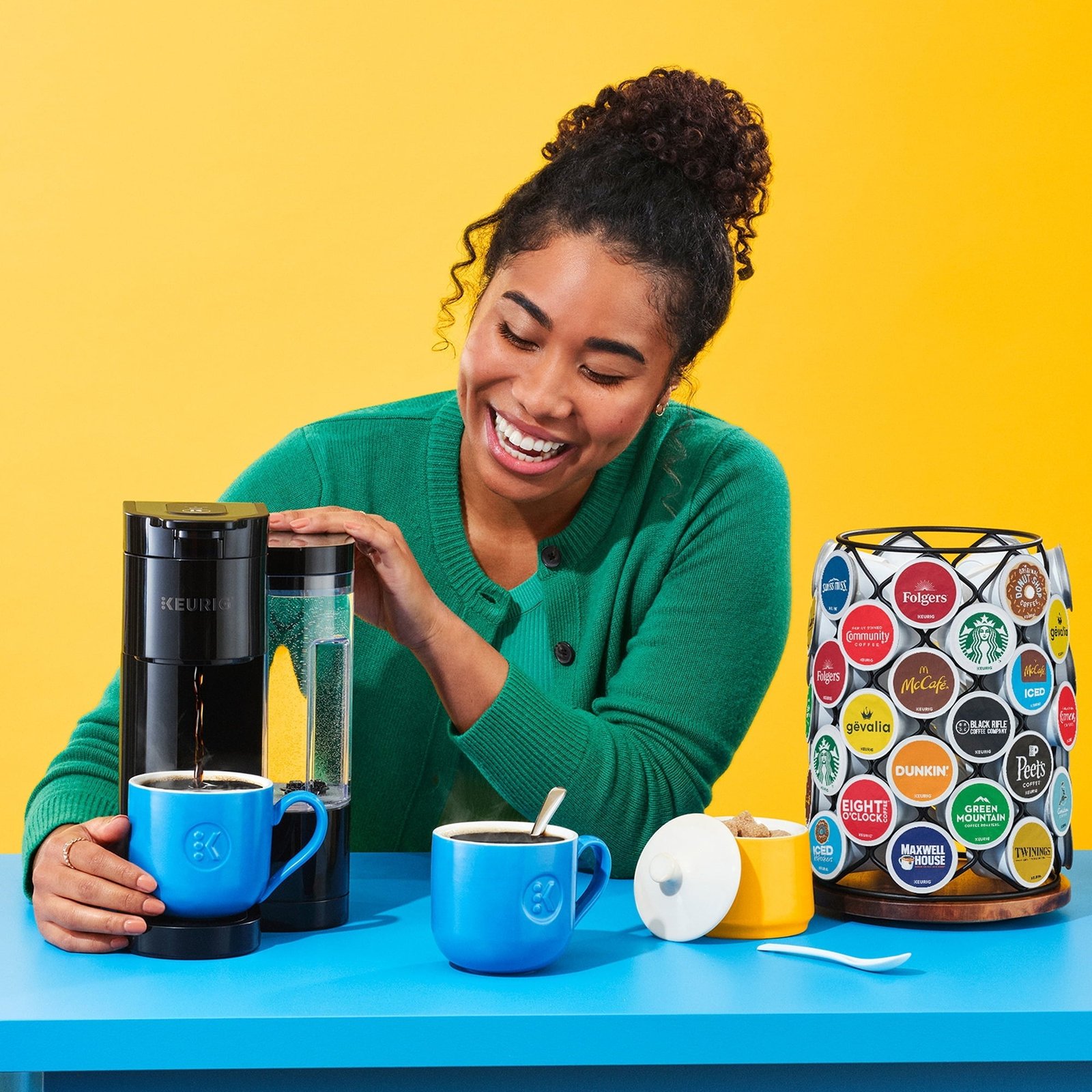 Keurig K-Express Essentials Red Single-Serve K-Cup Pod Coffee Maker