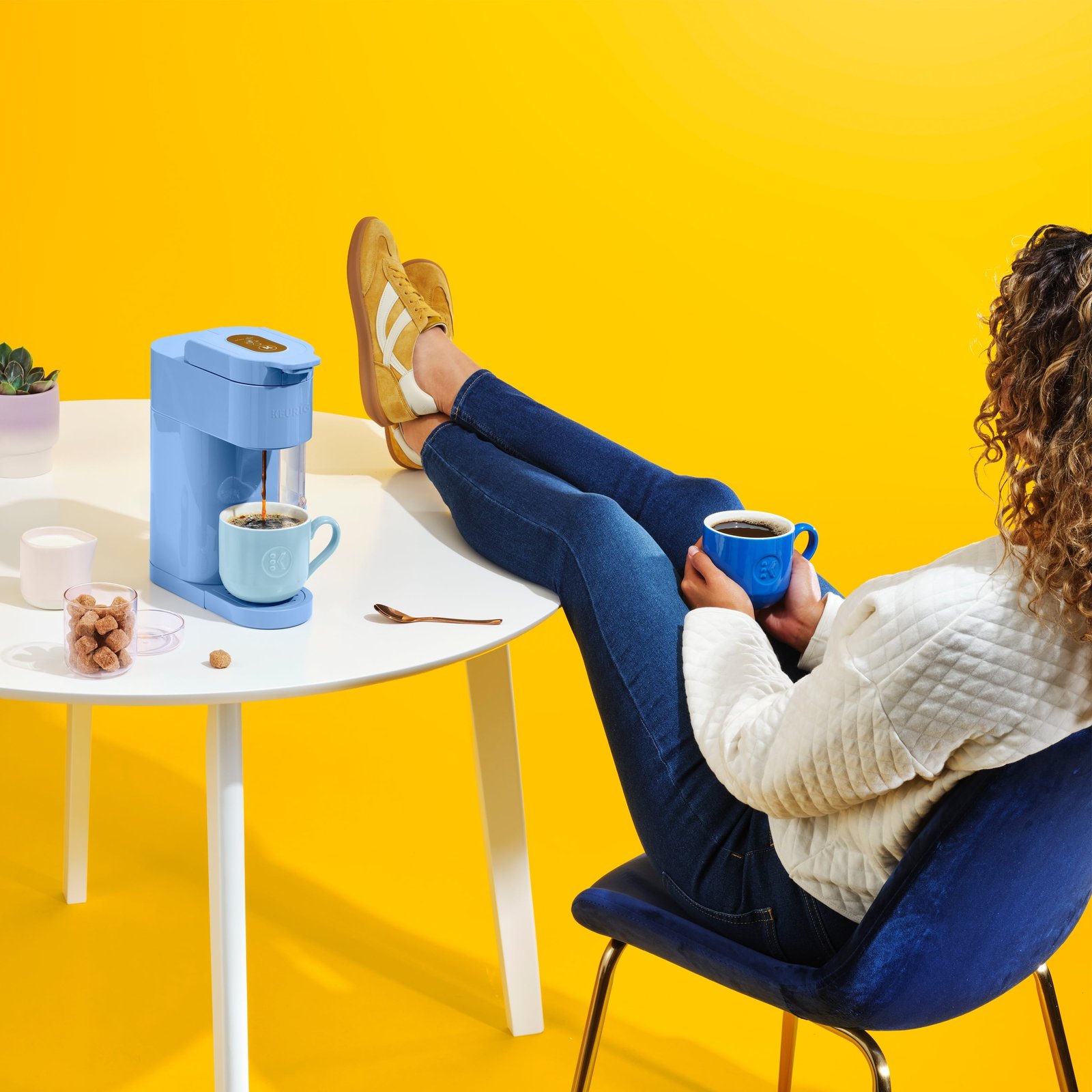 Keurig K-Express Essentials Red Single-Serve K-Cup Pod Coffee Maker