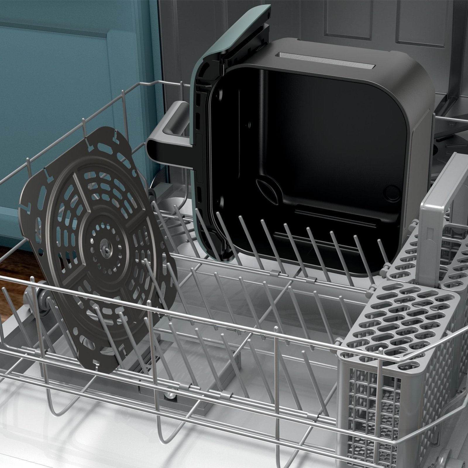 Ninja 4-in-1 Pro XL 6.5 Qt Air Fryer w/ Air Crisp Technology, Nonstick Basket & Crisper Plate, AF180 Sage