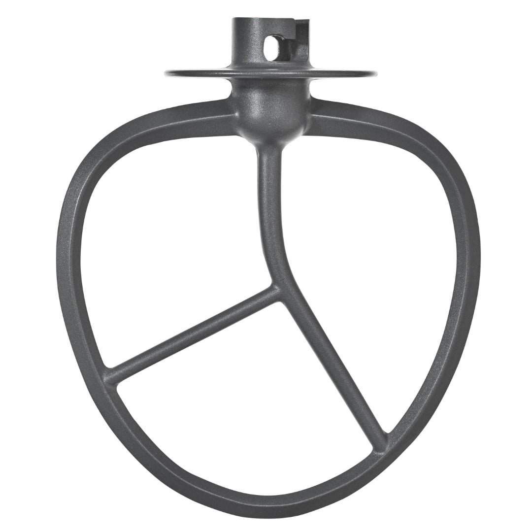 Beautiful 5.3 Qt Stand Mixer, White Icing with Flat Beater, Dough Hook, Balloon Whisk