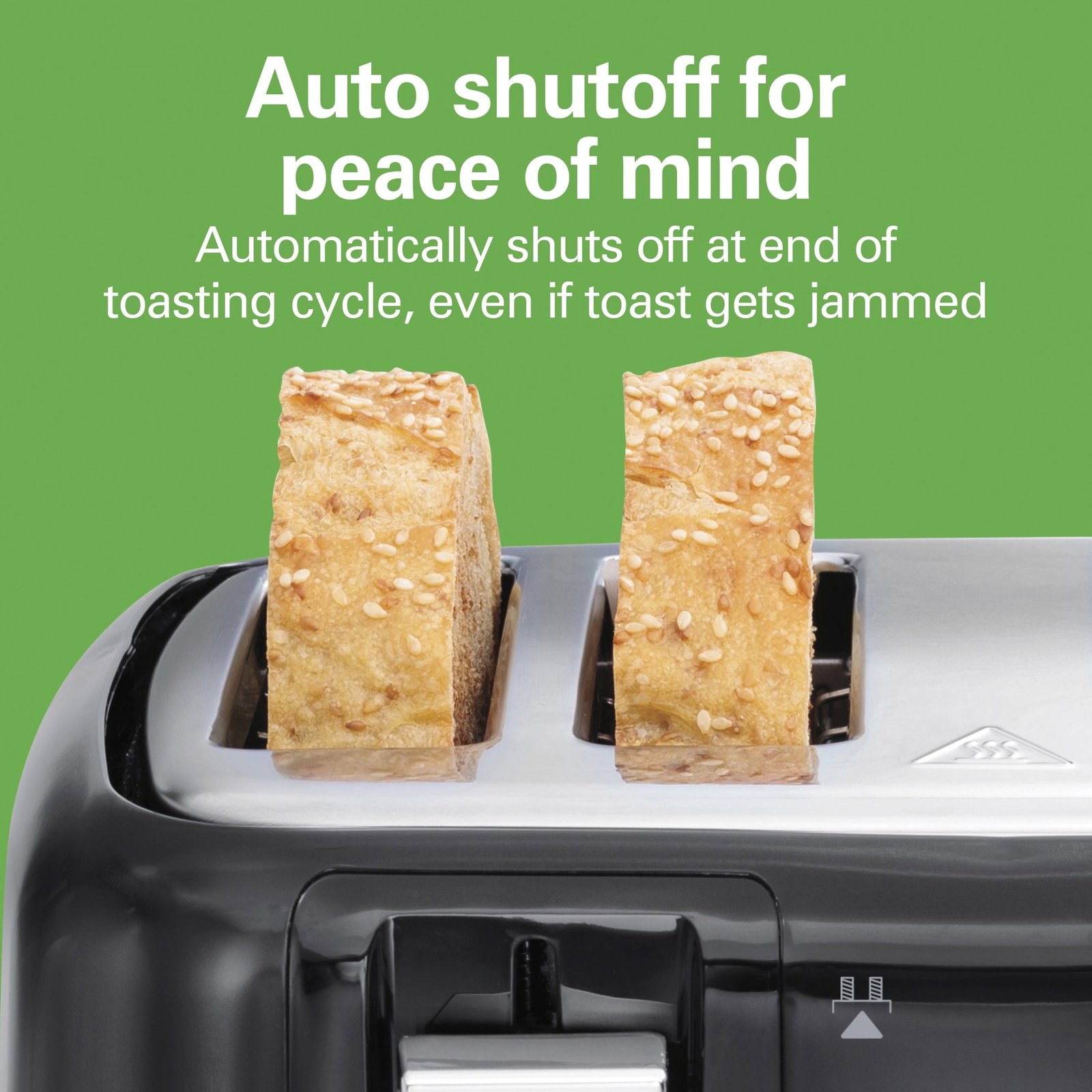 Hamilton Beach 4-Slice Toaster with Extra-Wide Slots, Toast Boost, and Removable Crumb Tray, Black