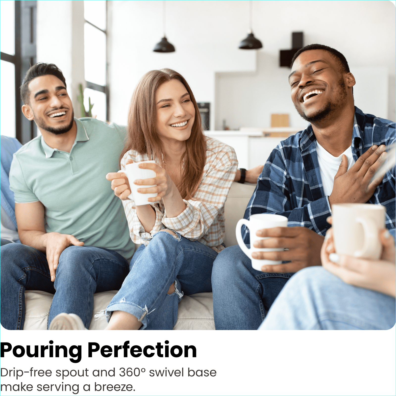 Chefman Fast Boiling 1.8L Electric Glass Kettle, Removable Tea Infuser, LED Lights, Stainless Steel