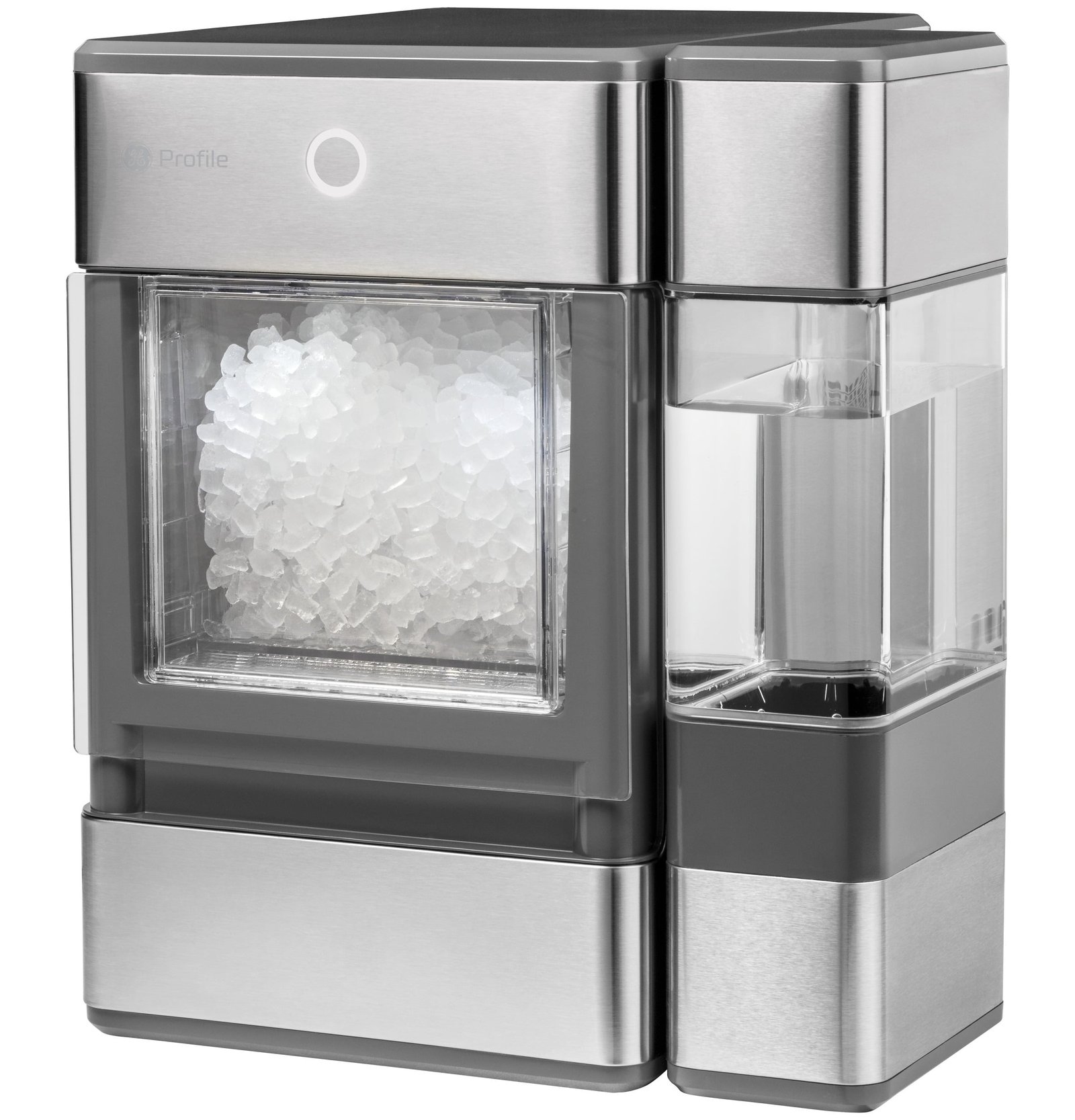 GE Profile™ Opal™ Nugget Ice Maker + Side Tank, Countertop Icemaker, Stainless Steel, 33lbs Daily Ice Production
