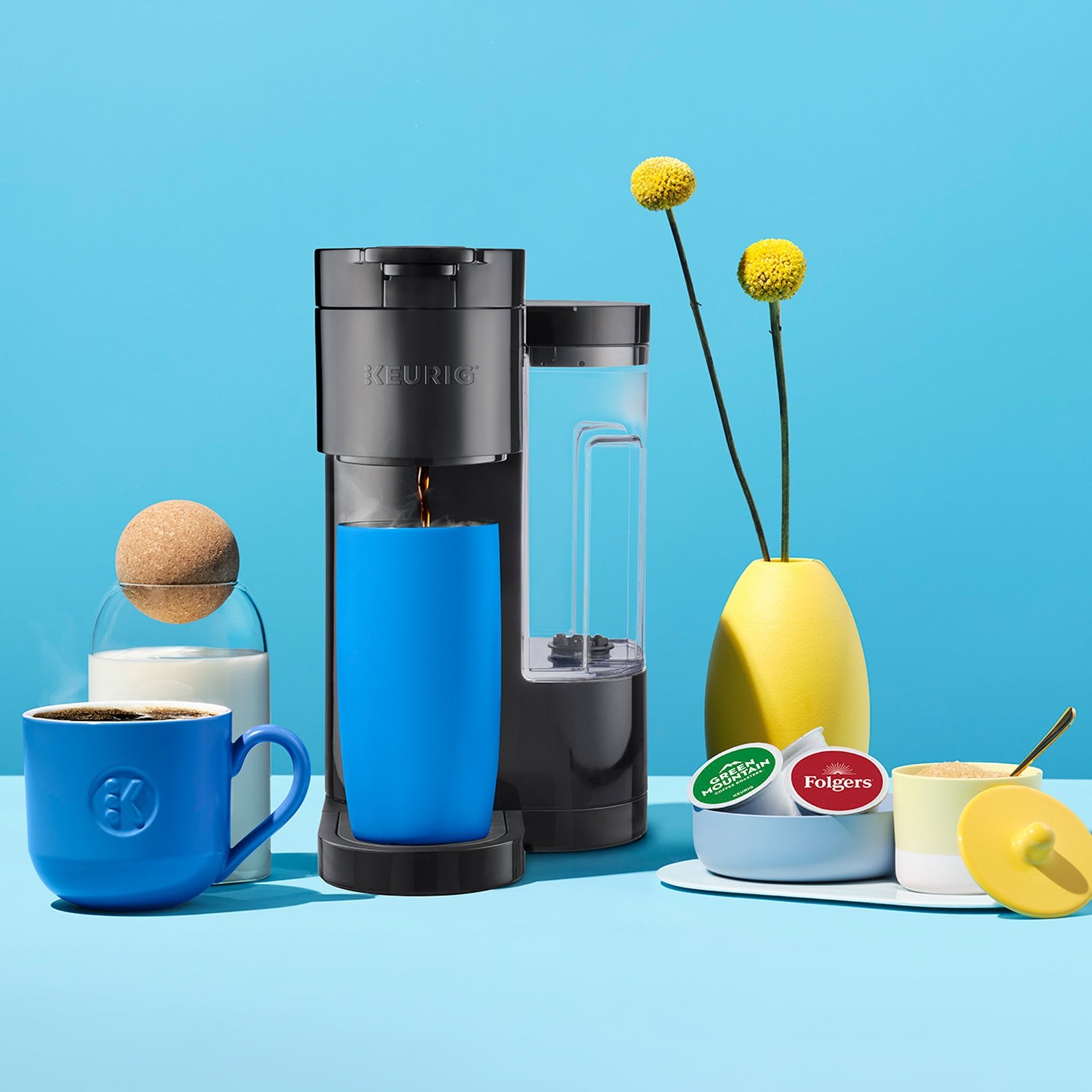 Keurig K-Express Essentials Red Single-Serve K-Cup Pod Coffee Maker