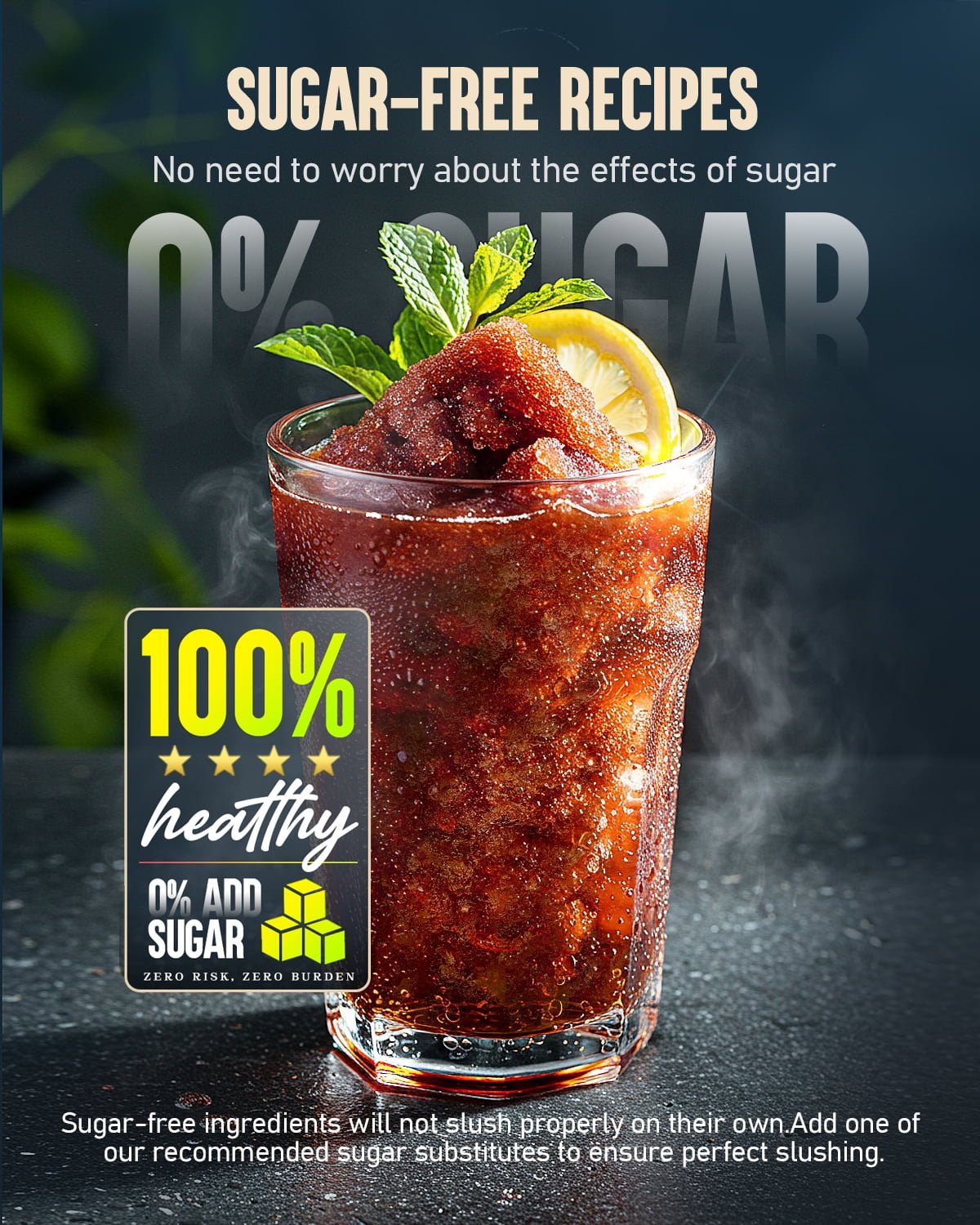 Slushie Machine, No Ice Needed, INOVIVA 68 oz Frozen Drink Maker for Home with Self-Cleaning, 5 Preset Programs, Frozen Margaritas, Frappés, Milkshake, and More