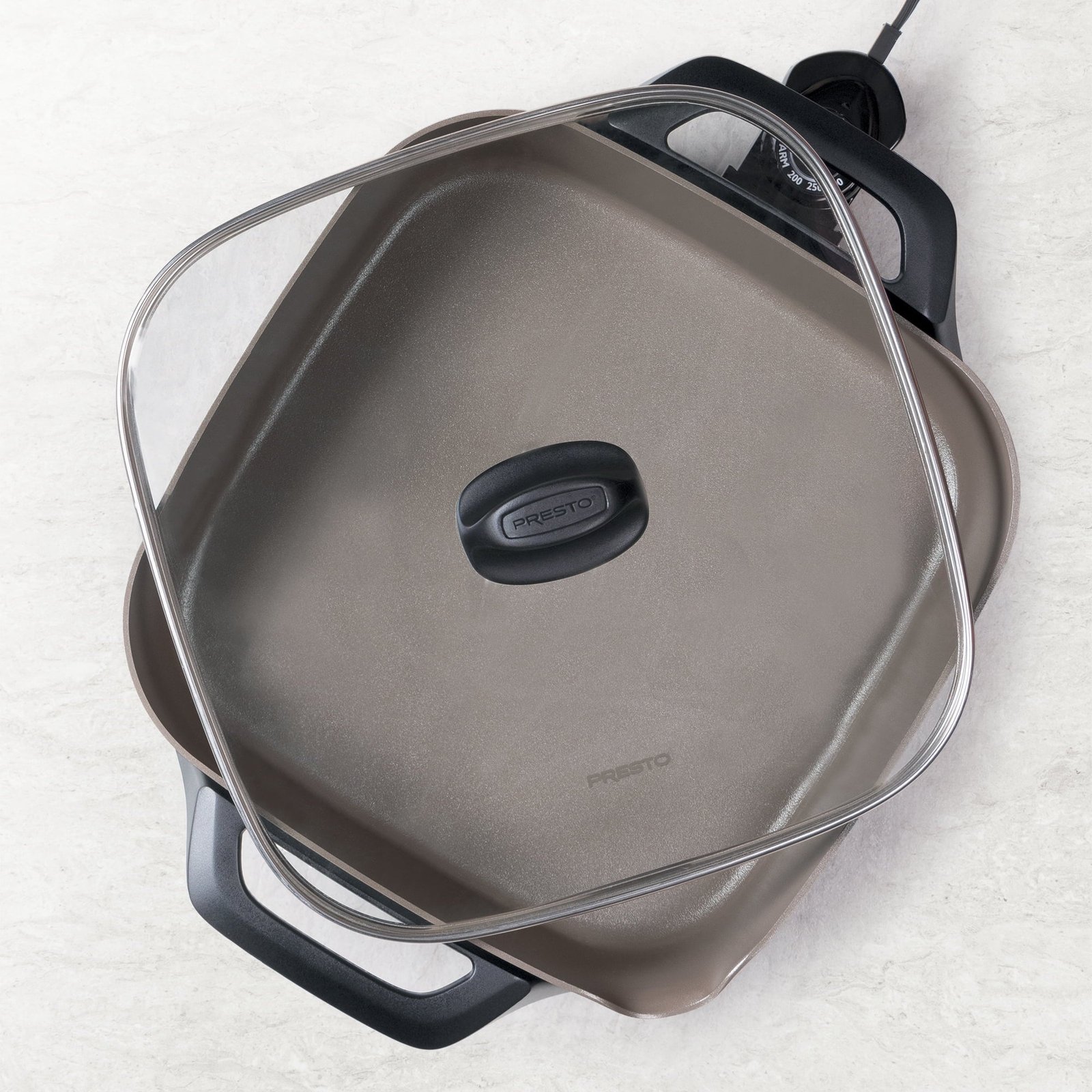 Presto 12-inch Ceramic Electric Skillet with Glass Cover, 07120