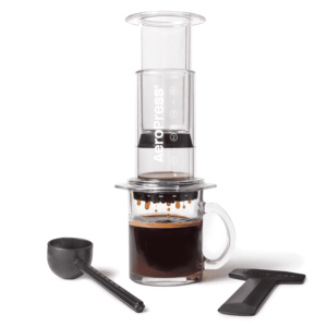 AeroPress Clear Coffee Press – 3 in 1 brew method combines French Press, Pourover, Espresso