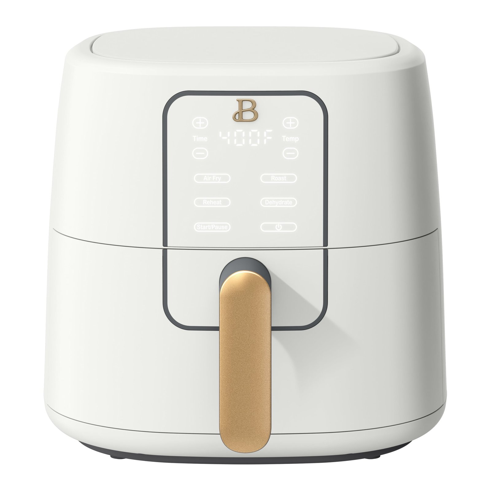 Beautiful 6qt Air Fryer with TurboCrisp Technology, EverGood Ceramic Nonstick Coating, White Icing by Drew Barrymore