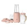 Beautiful Personal Blender Set with 12 Pieces, 240 W, Rose by Drew Barrymore