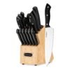 Cuisinart Classic Triple Rivet Stainless Steel 15 Piece Knife Block Set
