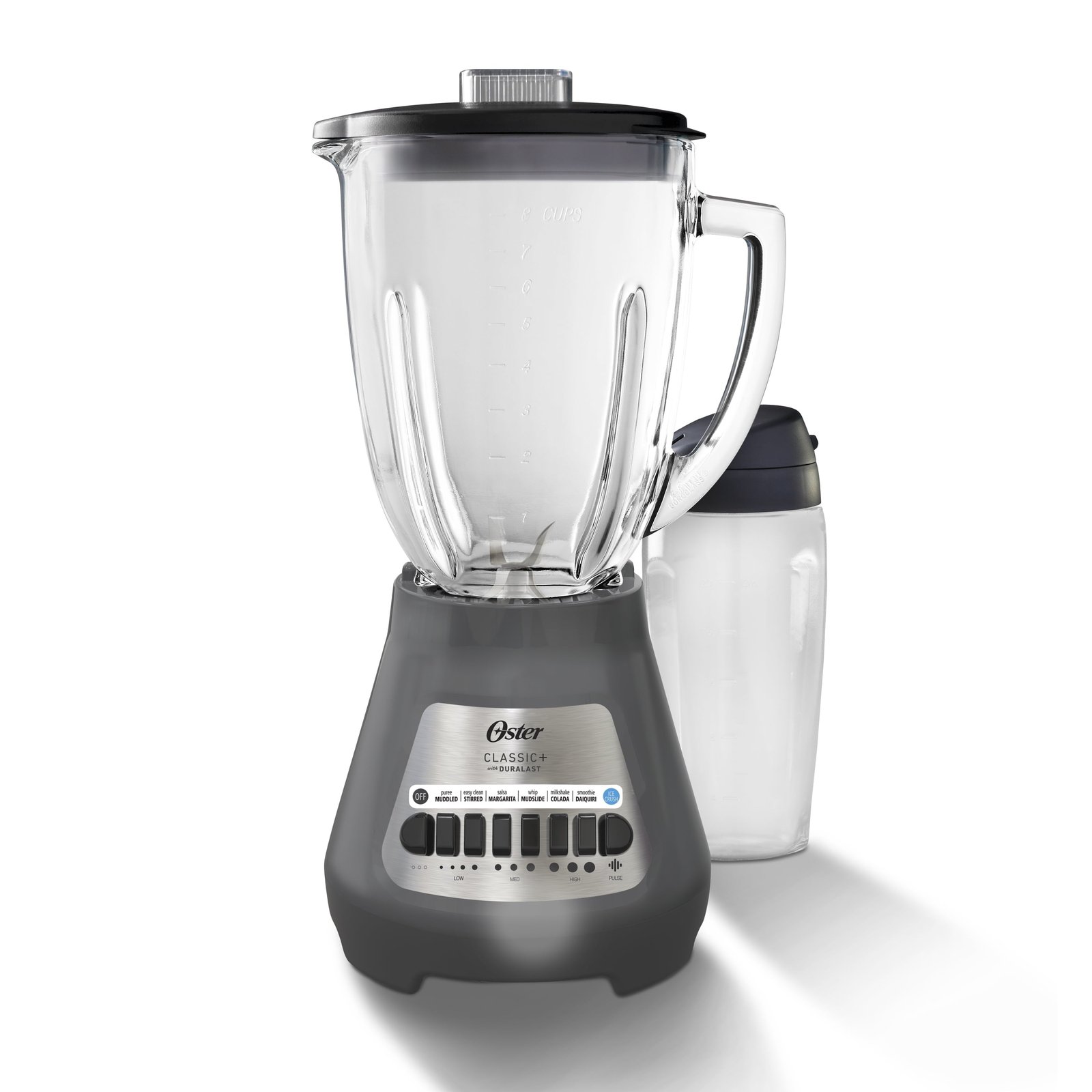 Oster Party Blender with XL 8-Cup Capacity Jar and Blend-N-Go Cup, 8 Speeds