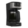 Savour 12-Cup Programmable Coffee Maker AC-Powered Brewing Machine, Black