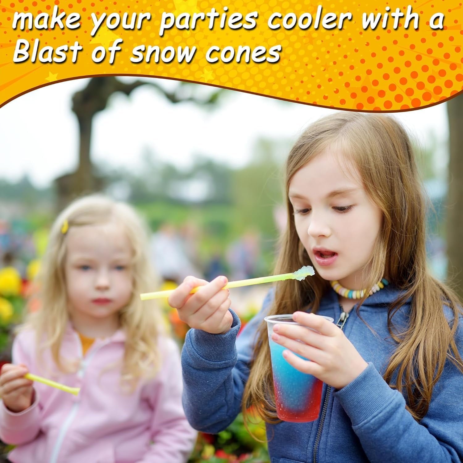 500LBS/H 300W Commercial Snow Cone Machine Ice Shaver Ice Crusher for Snow Cones