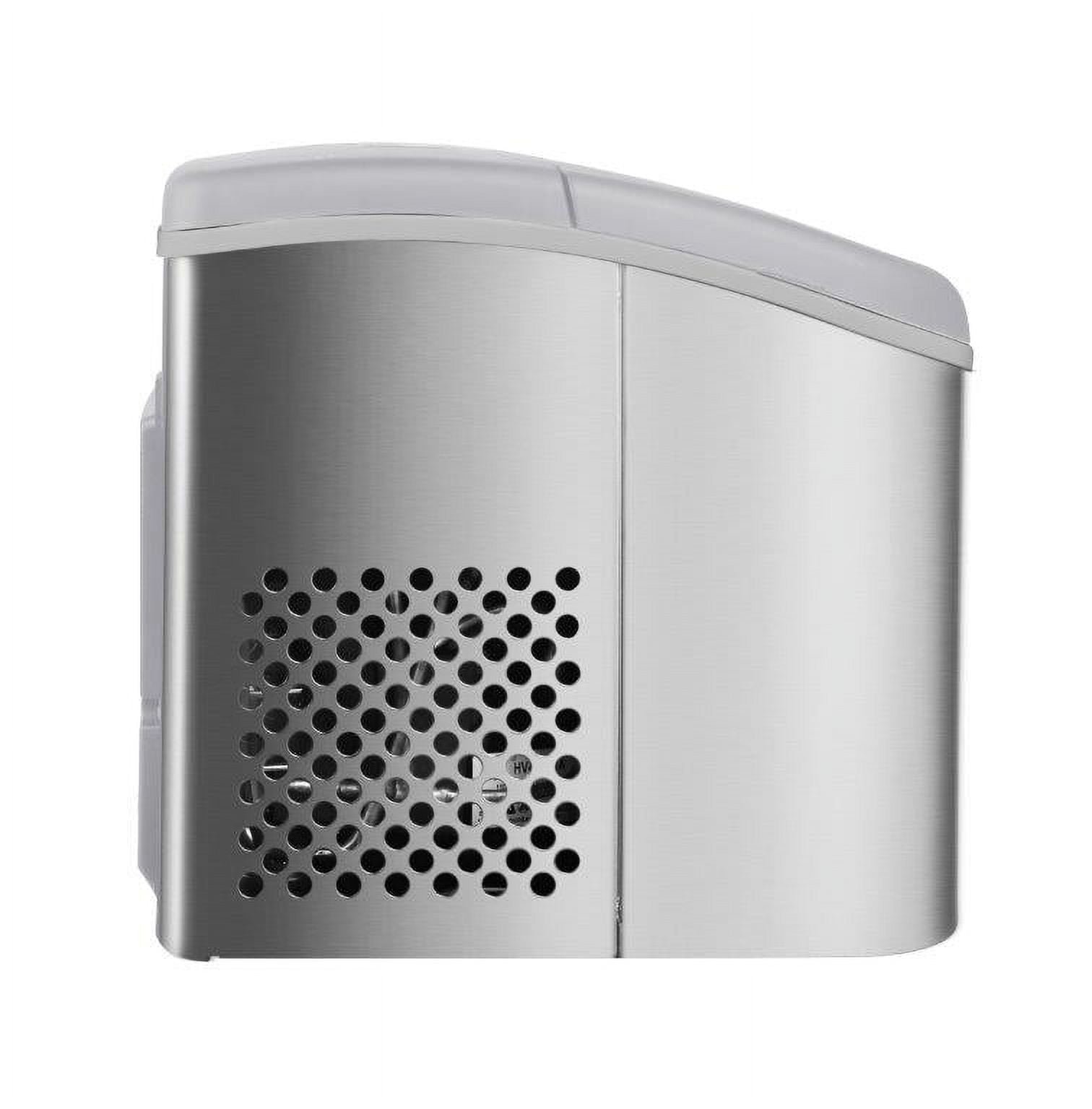 Frigidaire 26 lbs. Ice Maker, Bullet-Shaped Ice, Stainless Steel