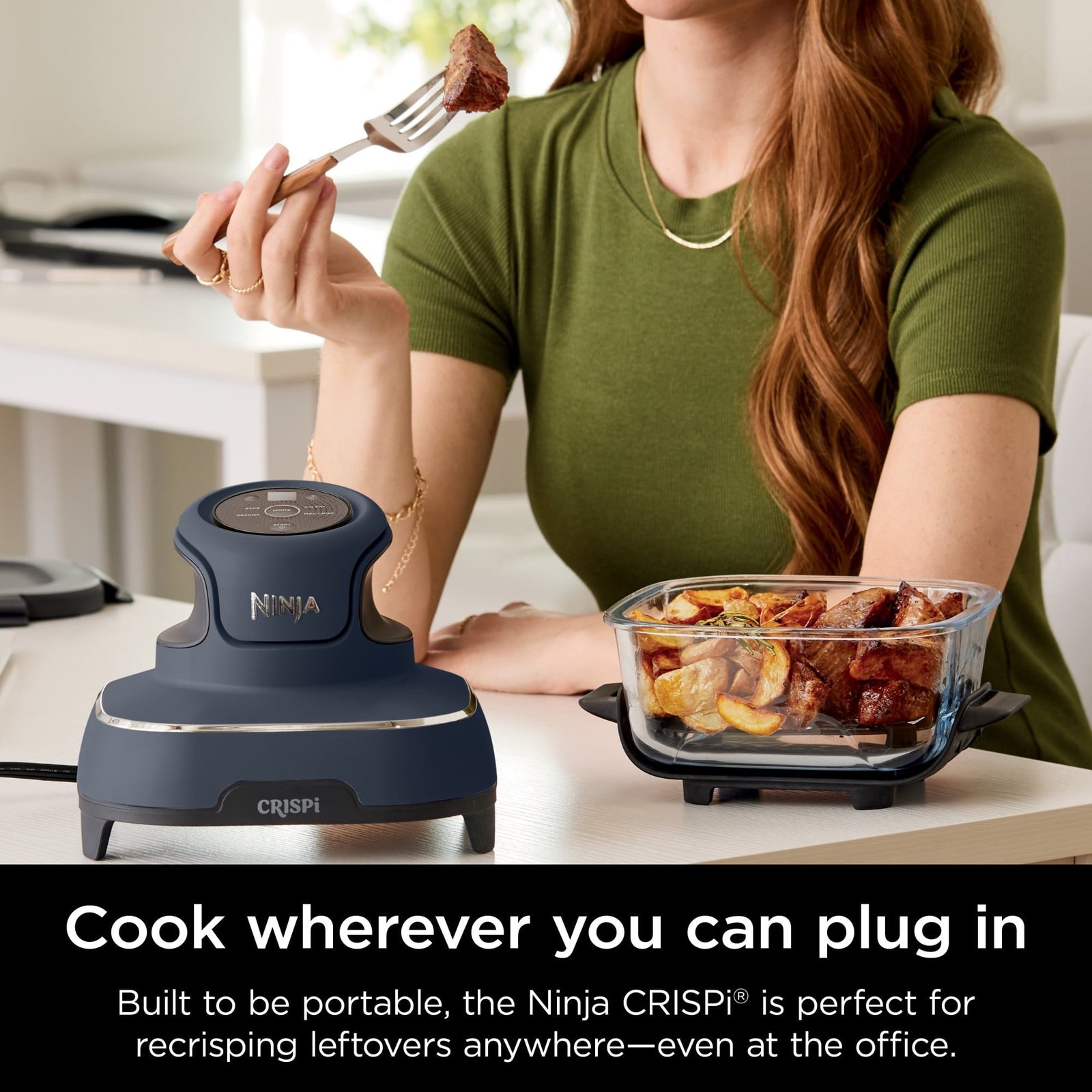Ninja Crispi 4-in-1 Portable Glass Air Fryer Cooking System