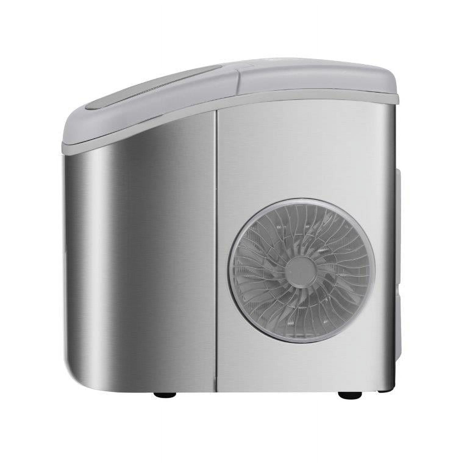 Frigidaire 26 lbs. Ice Maker, Bullet-Shaped Ice, Stainless Steel